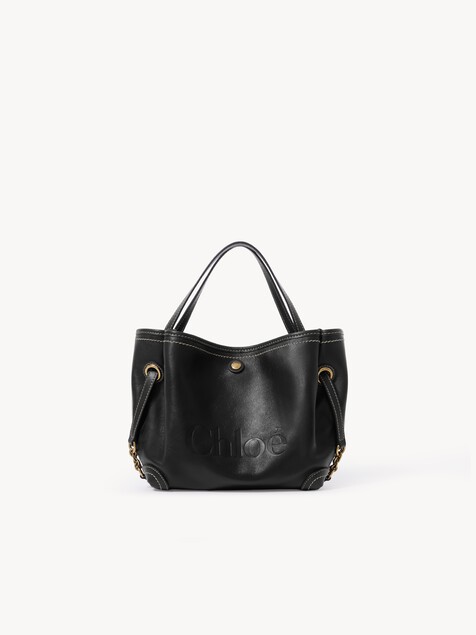 Small Chlo&eacute; Clover double carry bag in soft leather