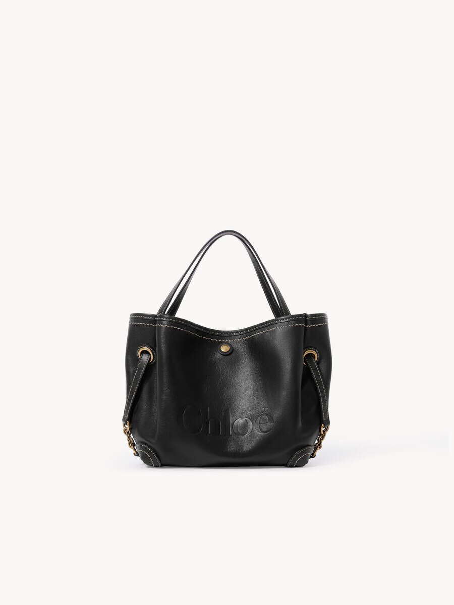 Small Chlo&eacute; Clover double carry bag in soft leather - 1