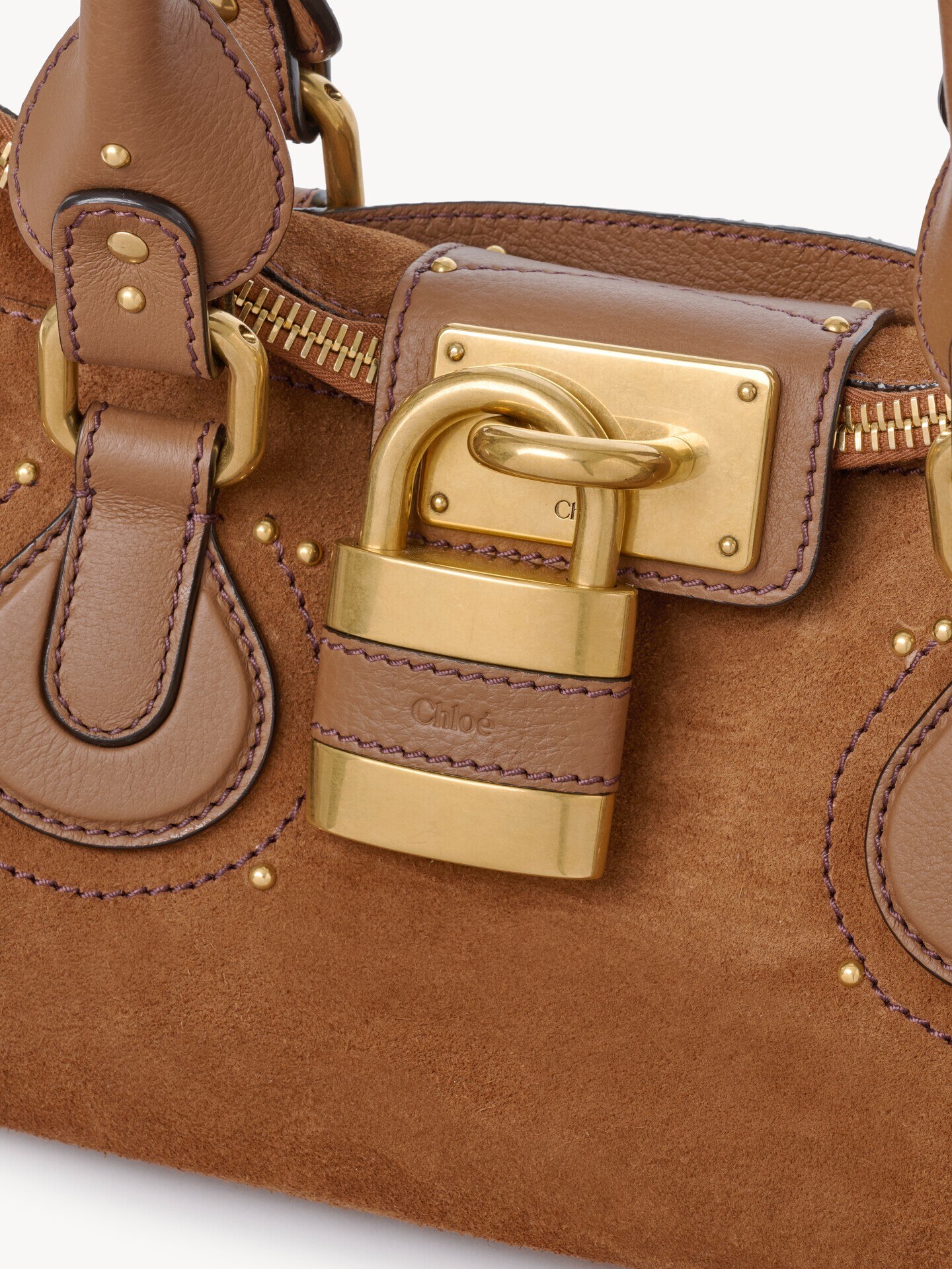 Paddington bag in suede leather - 7