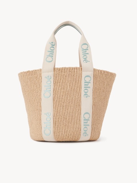 Large Woody basket in natural fibers