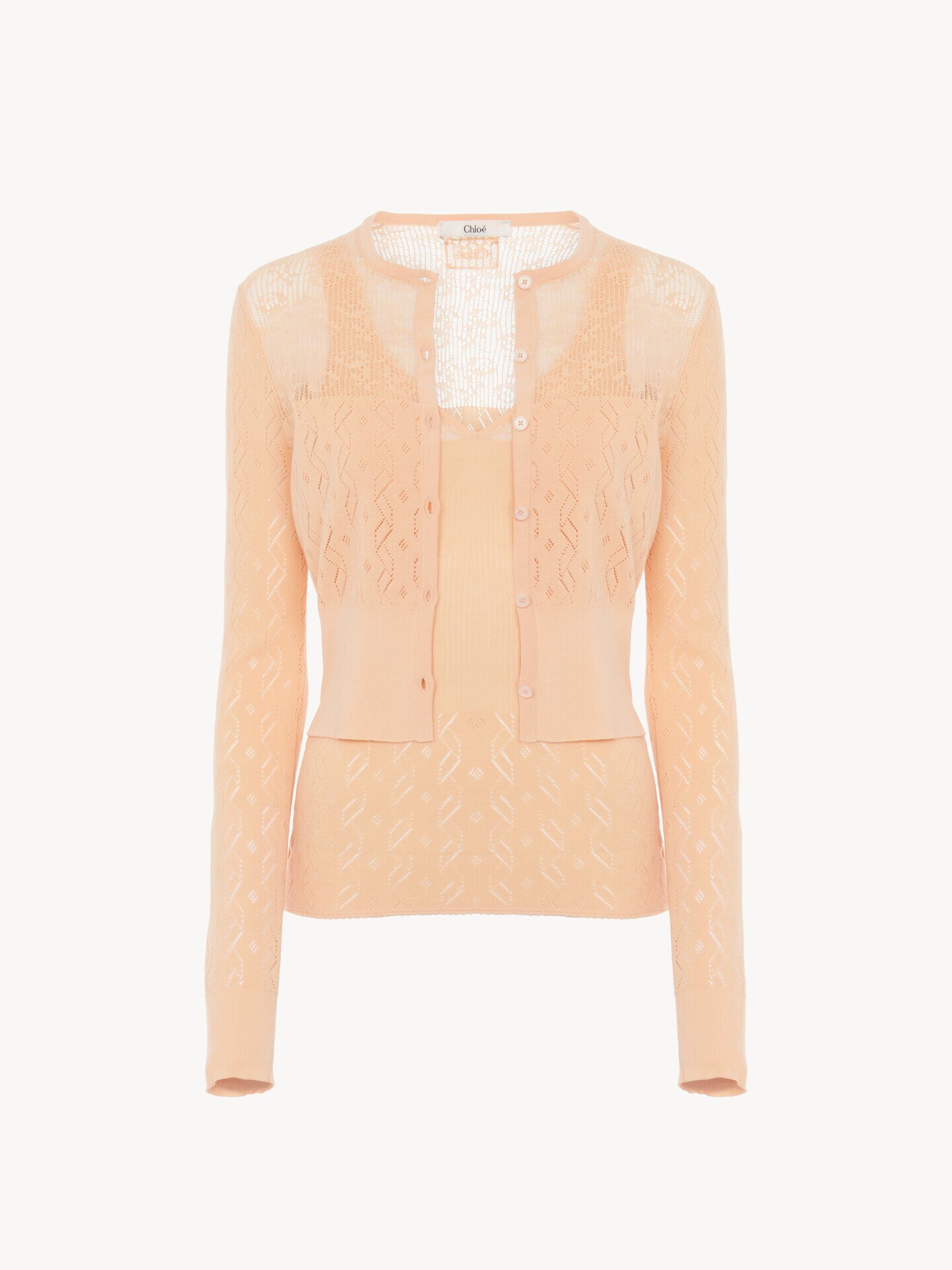 Twin set in maglia di cotone - 1