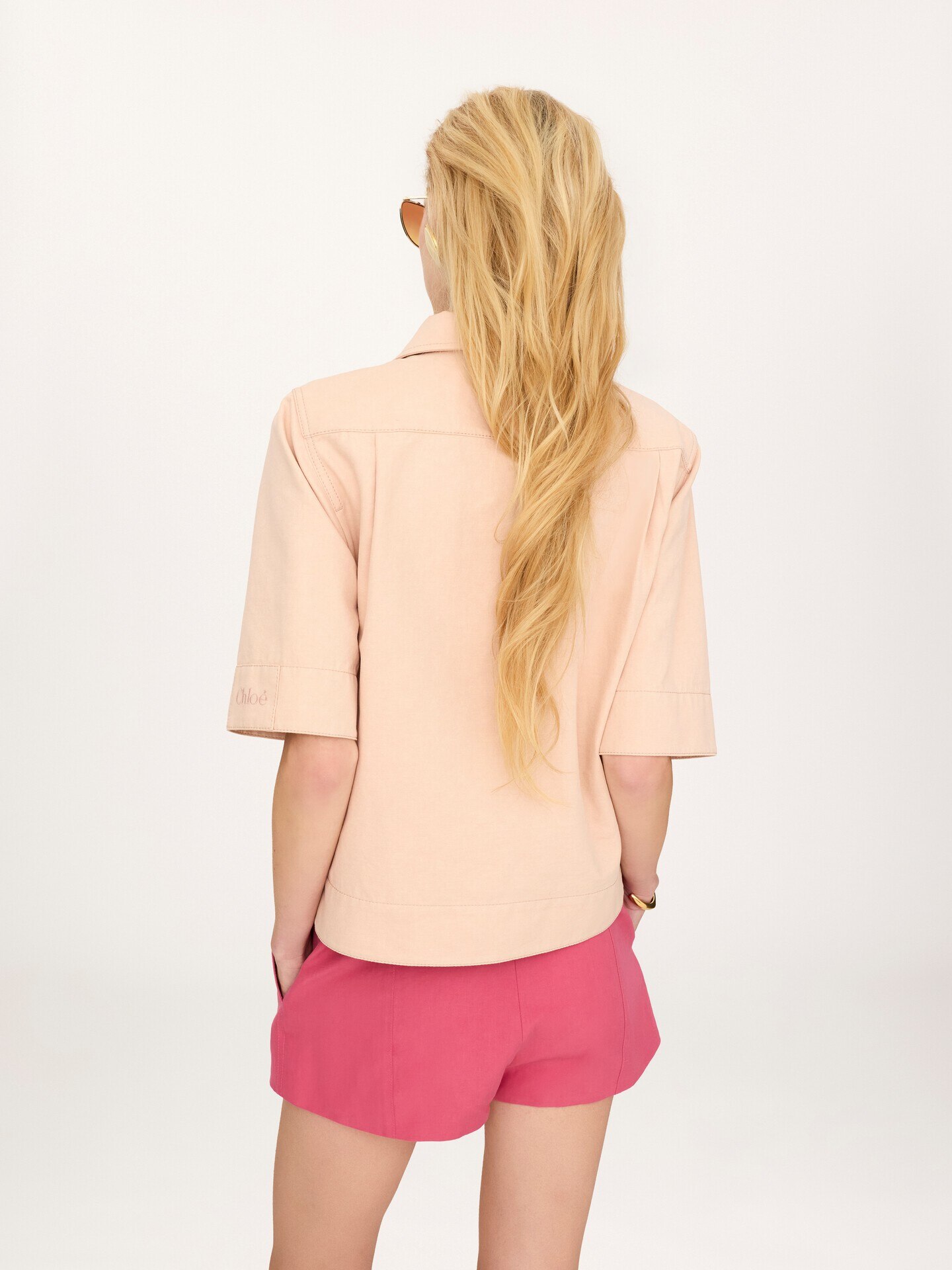 Polo shirt in cotton gabardine - 6