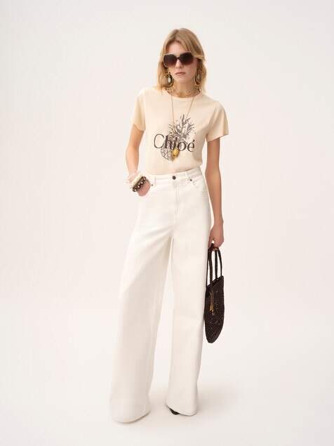 Baby fit logo T-shirt in cotton jersey