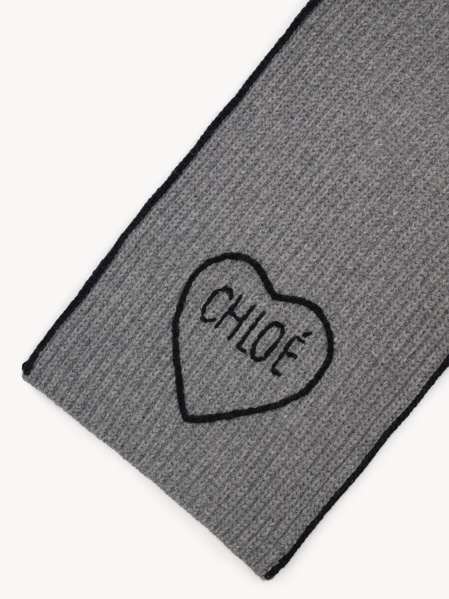 Bufanda Chlo&eacute; Encoeur de lana y cachemira - 3