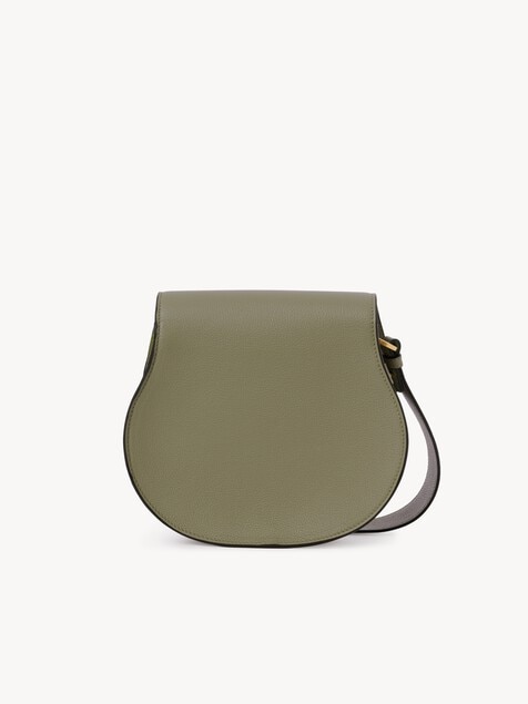 Bolso saddle Marcie de cuero granulado