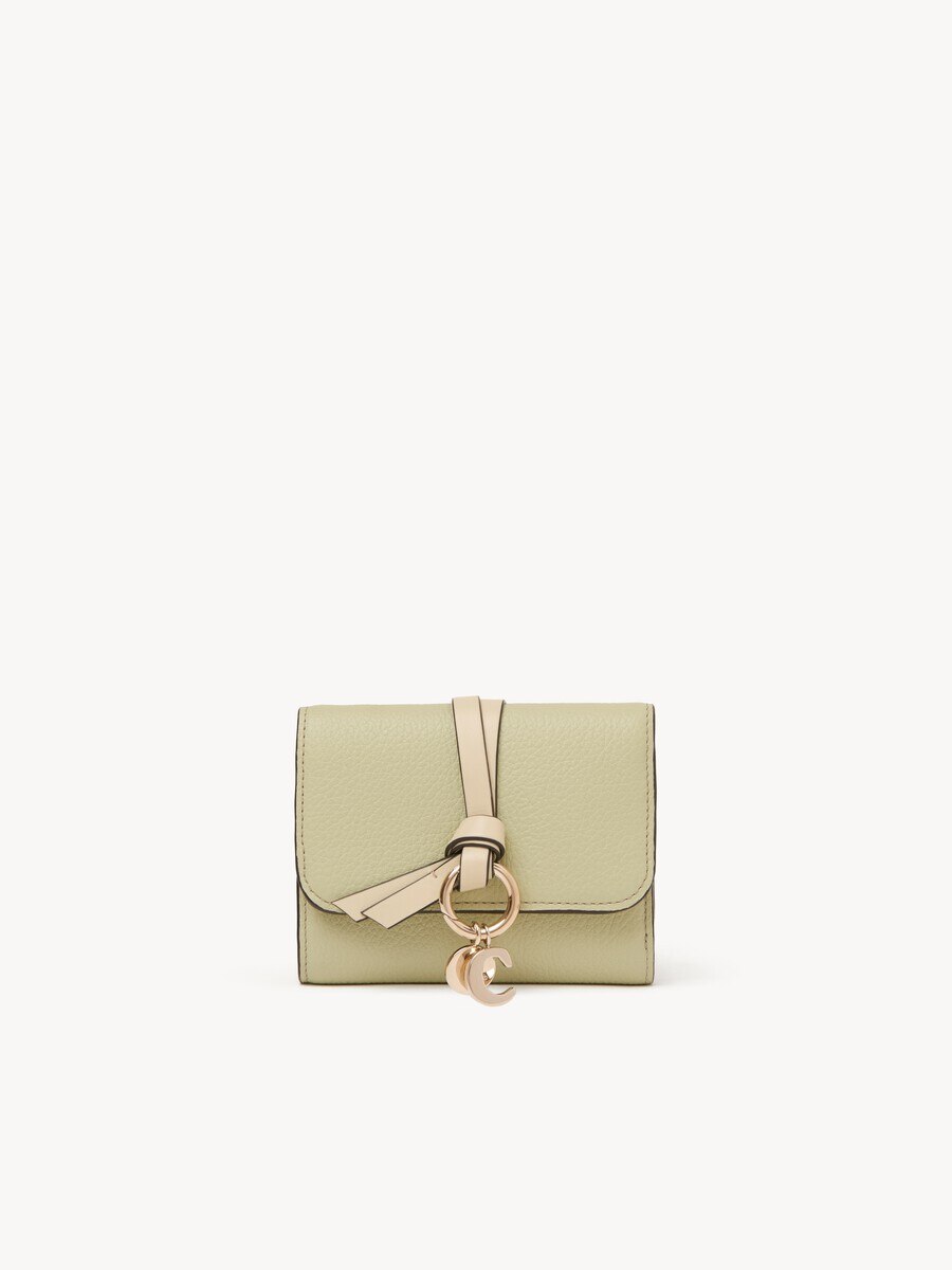 Small Alphabet tri-fold in grained leather - 2