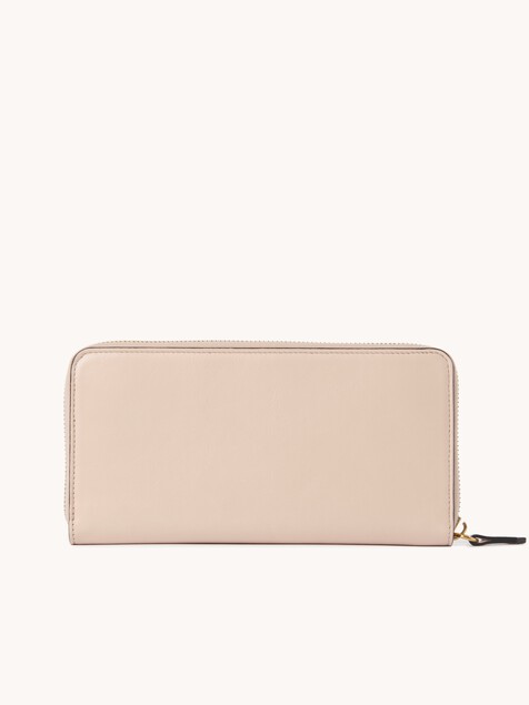 Chloé Iconic zipped long wallet in shiny leather
