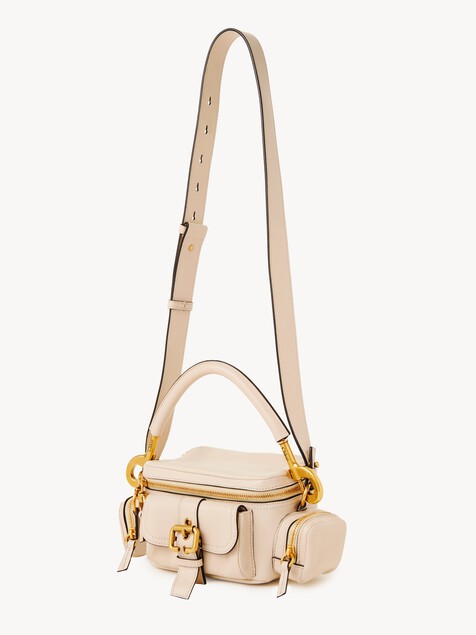 Small Camera bag in shiny leather