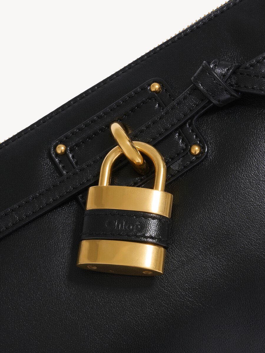 Mini Paddington Sling pouch with strap in soft leather - 7