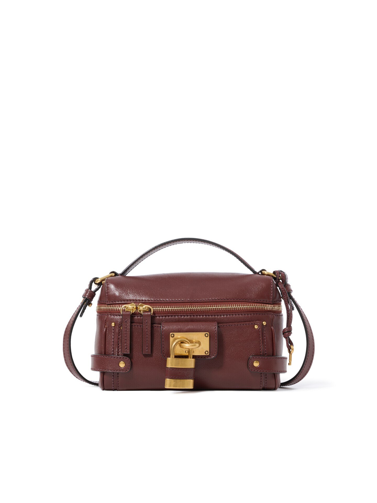 グレインレザー製Paddington ヴァニティバッグ 茶色 - Chloé