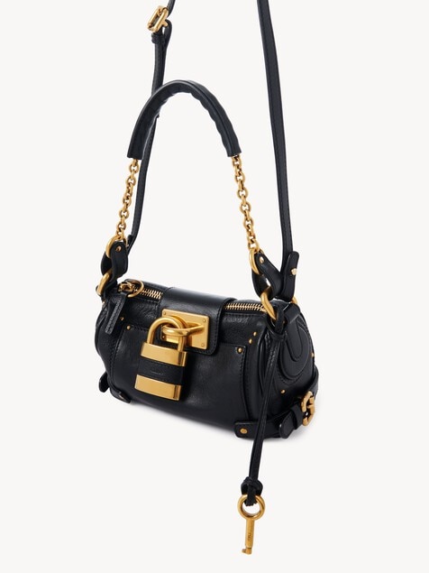 Small Paddington chain bag in grained leather