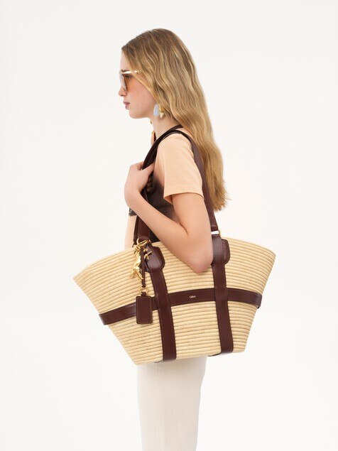 Bolso cesta grande Kerala&nbsp;25 de rafia