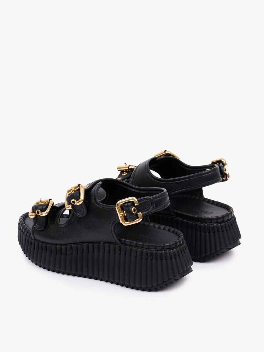 Nama Sandalen mit Keilabsatz - 6