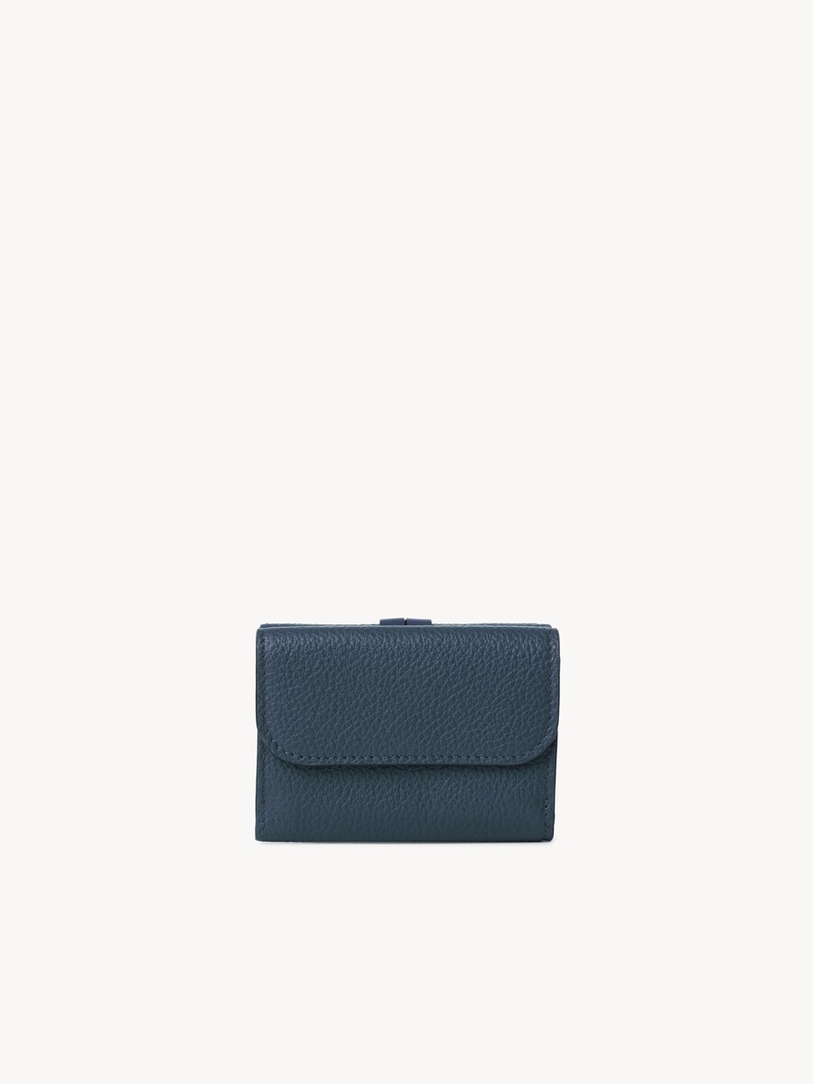 Mini Alphabet tri-fold in grained leather - 3