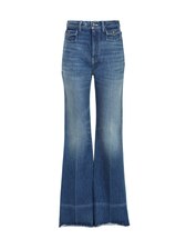 High-rise flare jeans in denim Ocean Blue - Chloé