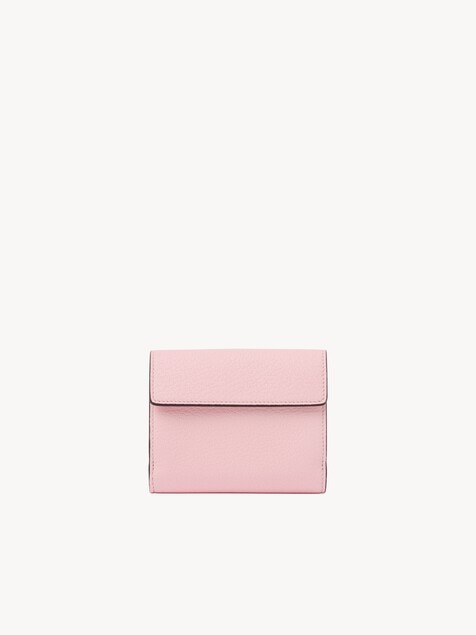 Small Envelope tri-fold in grained leather