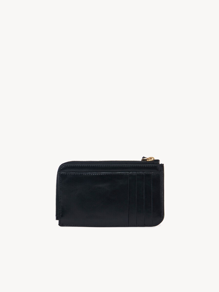 Alphabet wallet in shiny leather - 5