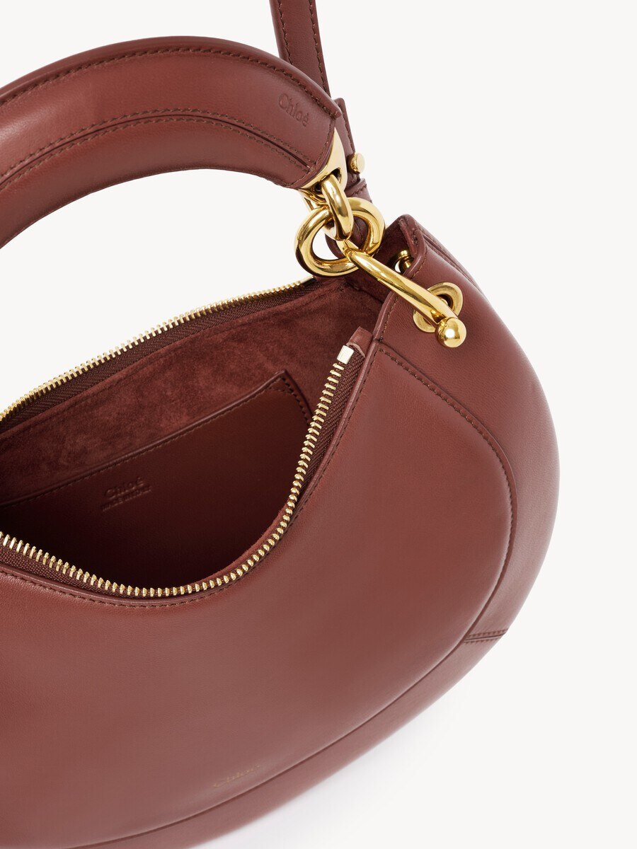 Small Chlo&eacute; Banana zipped hobo bag in soft leather - 6
