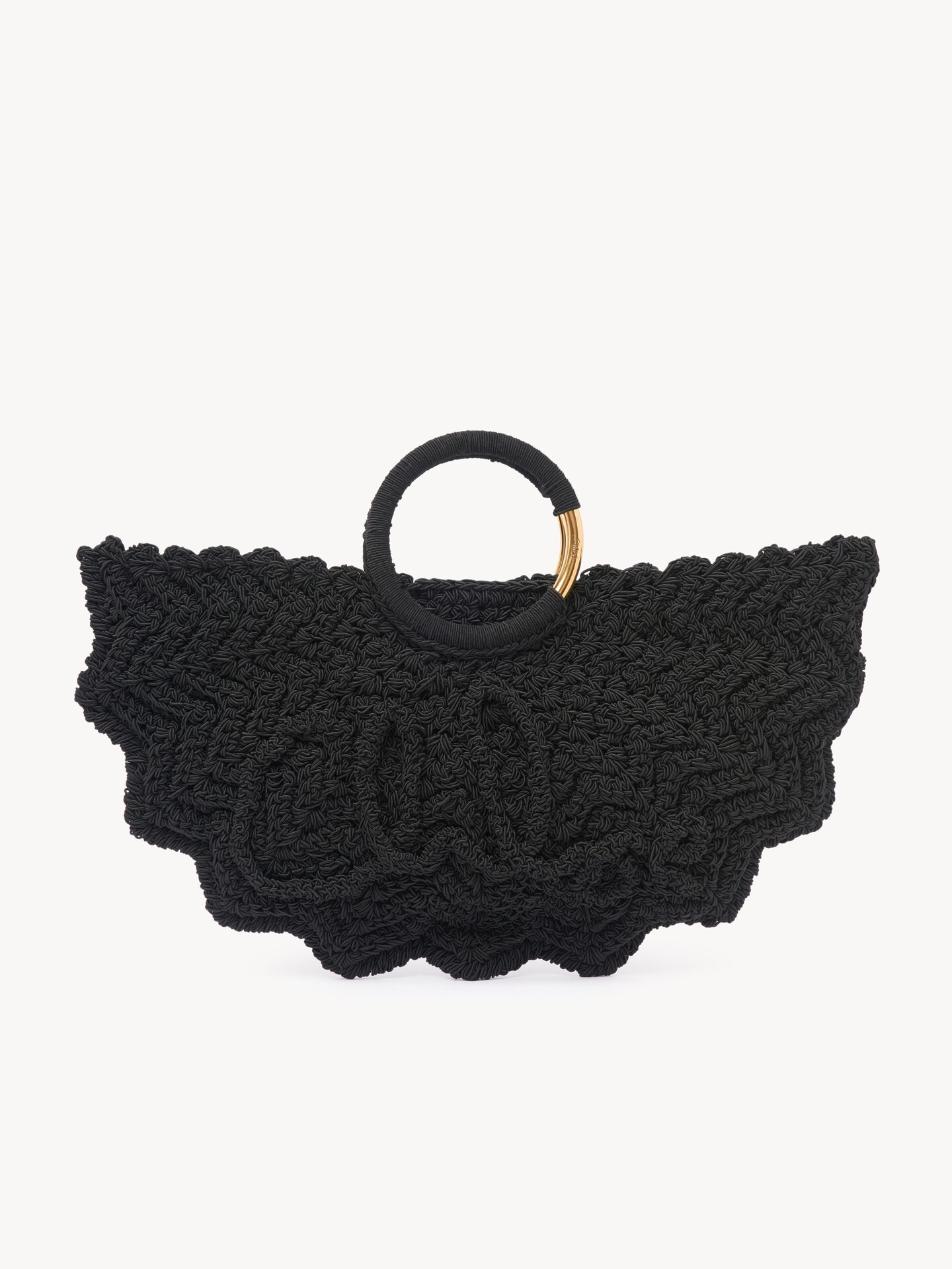 Small Bracelet Paravent tote bag in crochet - 1