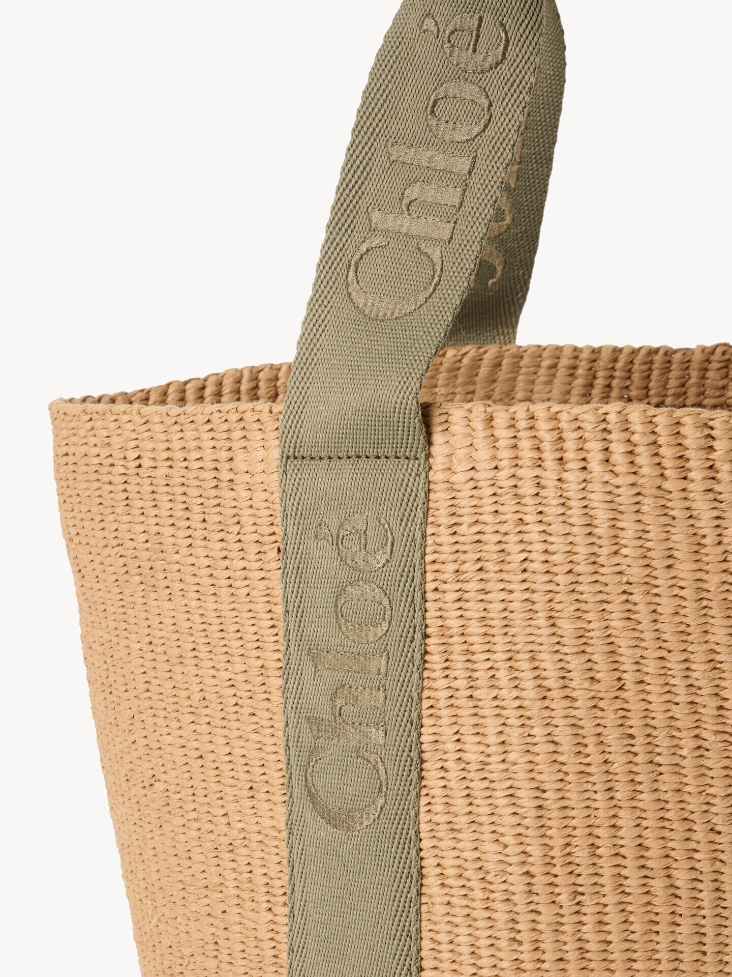 Large Woody basket in natural fibres - 6