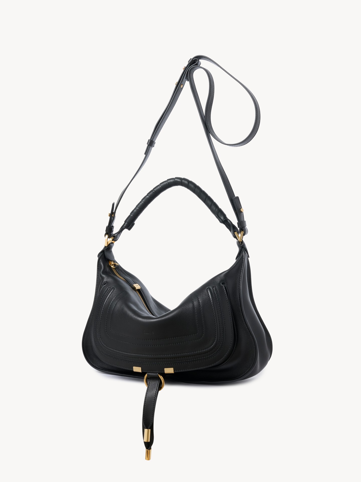 Small Marcie shoulder bag in soft leather - 4.0