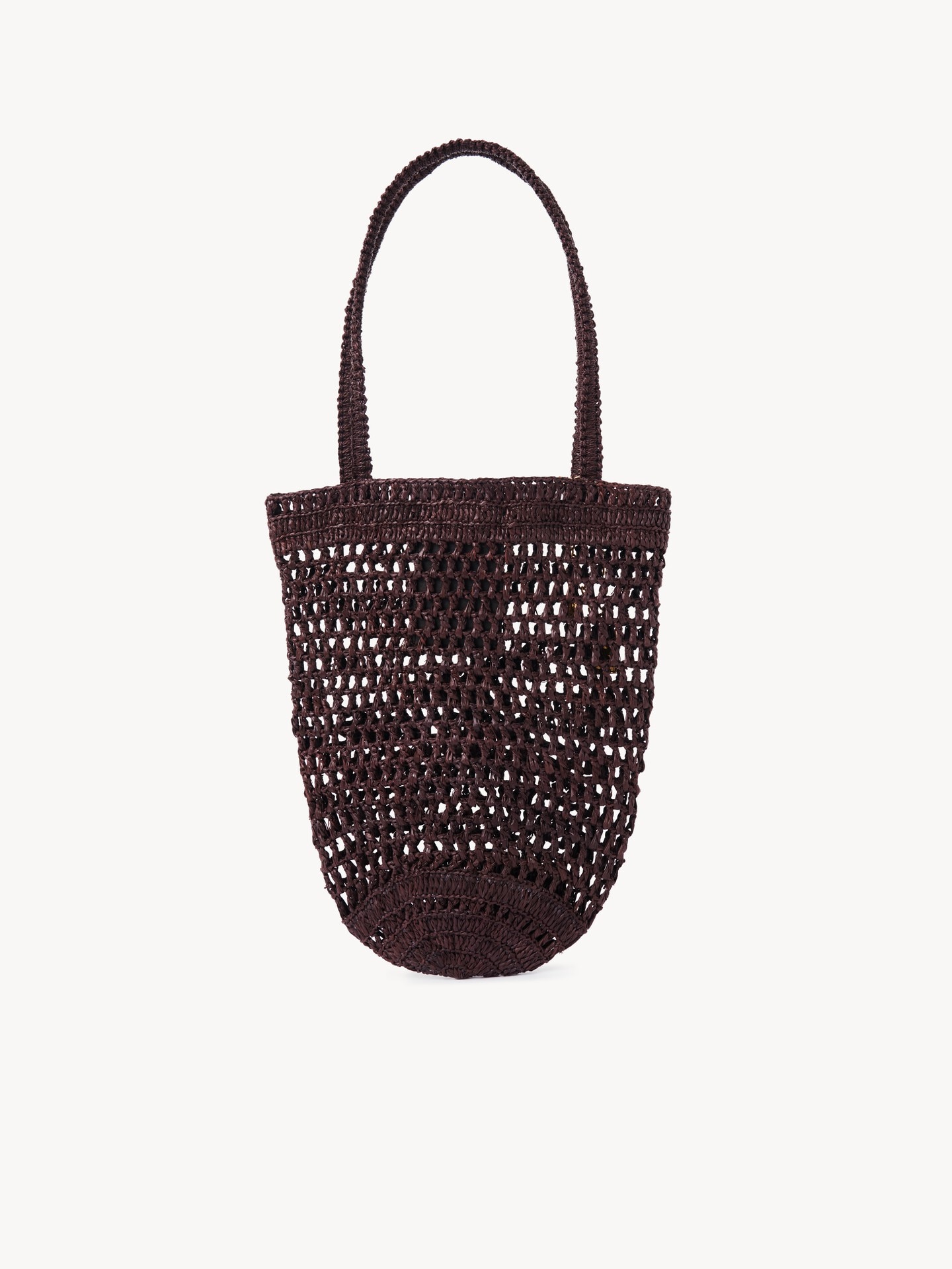 Small Summer Banana tote bag in raffia - 5