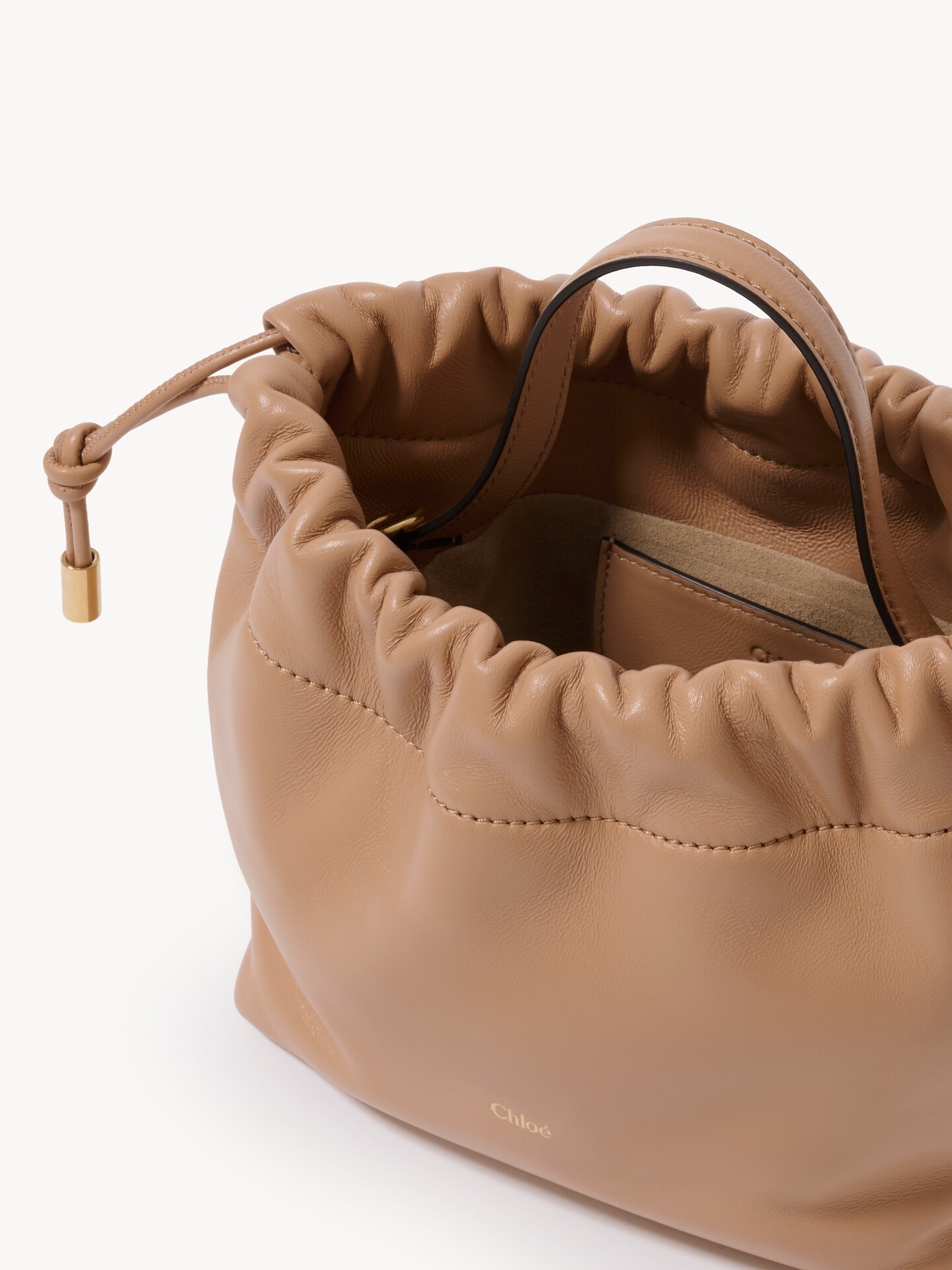 Minibolso de hombro Chlo&eacute; Icons con cadena de cuero suave - 4.0