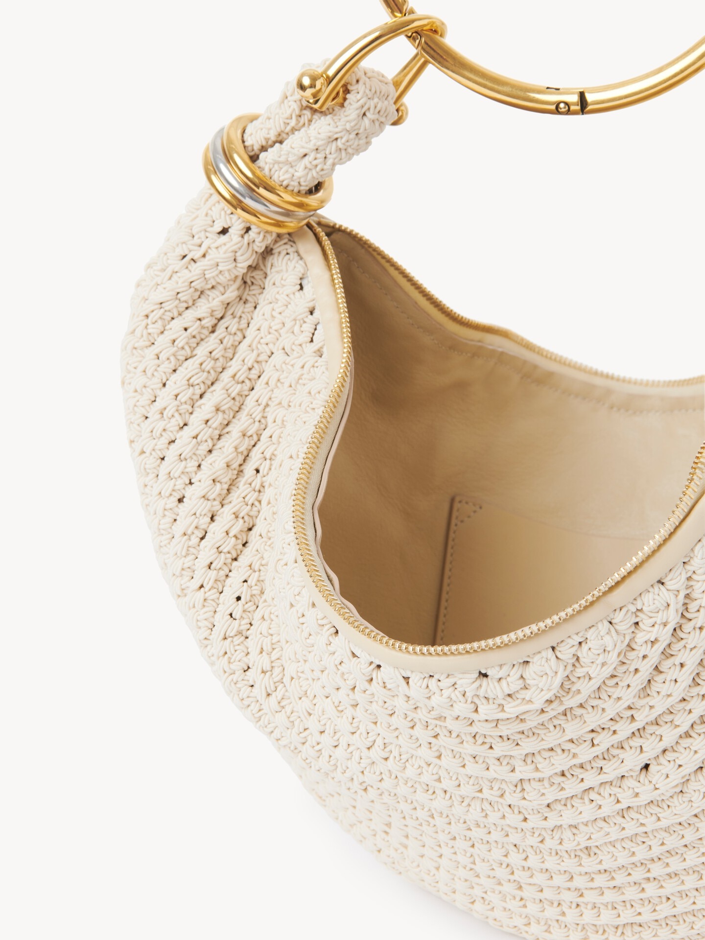 Small Bracelet Hobo bag in crochet - 5.0