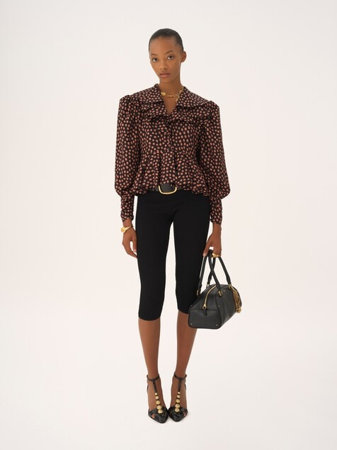 Legging capri en maille stretch