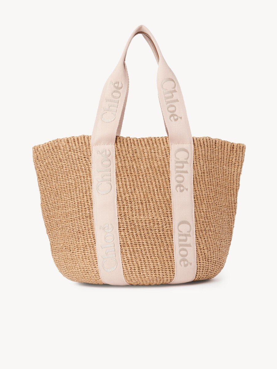 Large Woody basket in natural fibers - 4