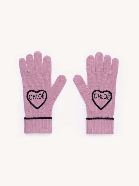 The Chlo&eacute; Encoeur gloves in wool & cashmere