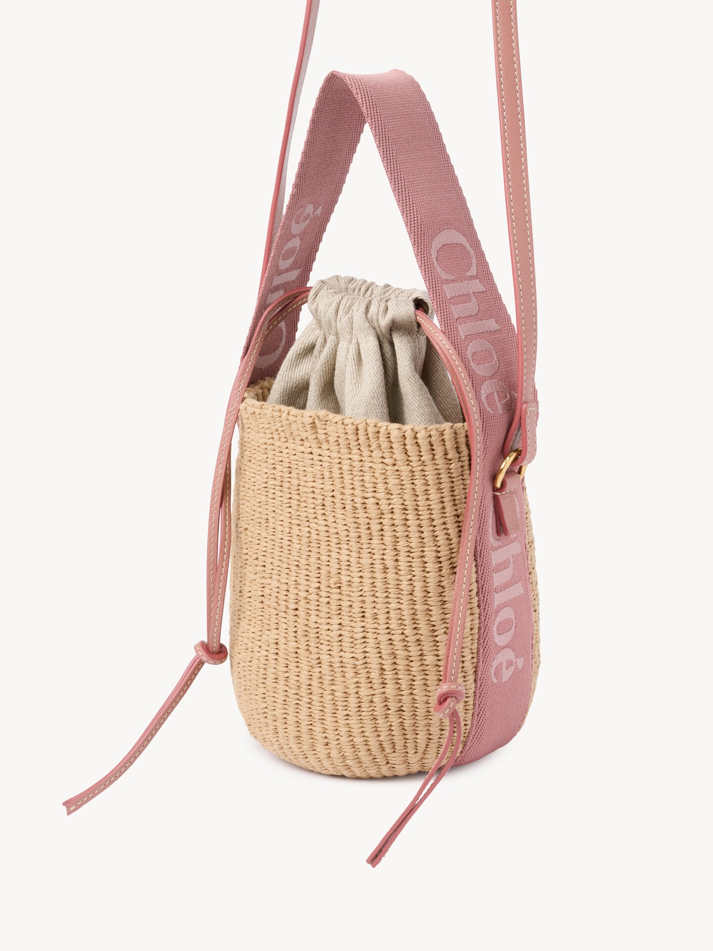 Small Woody basket in natural fibers - 3.0