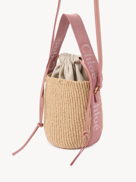 Small Woody basket in natural fibers