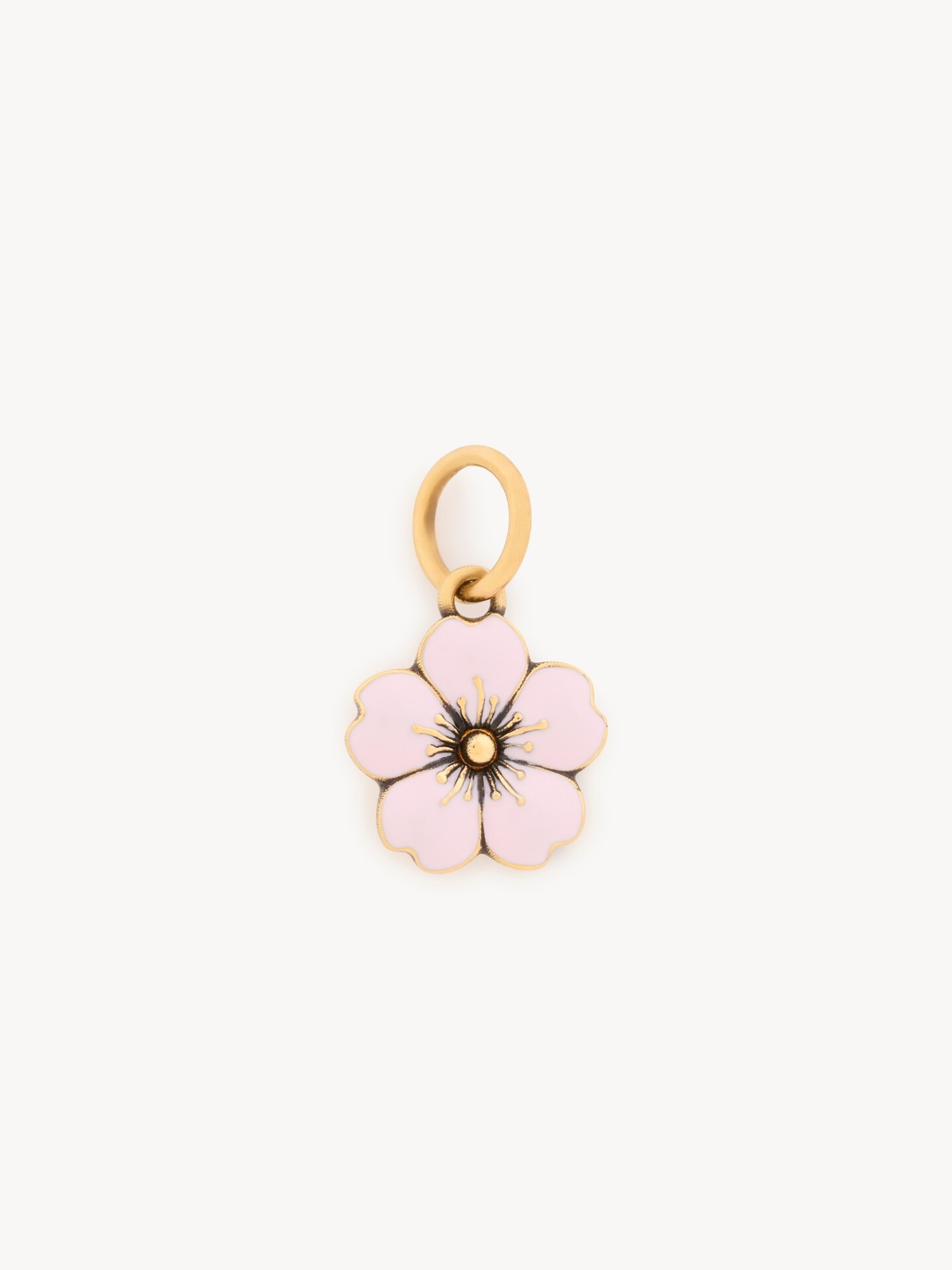 Sakura Flower charm in brass - 2