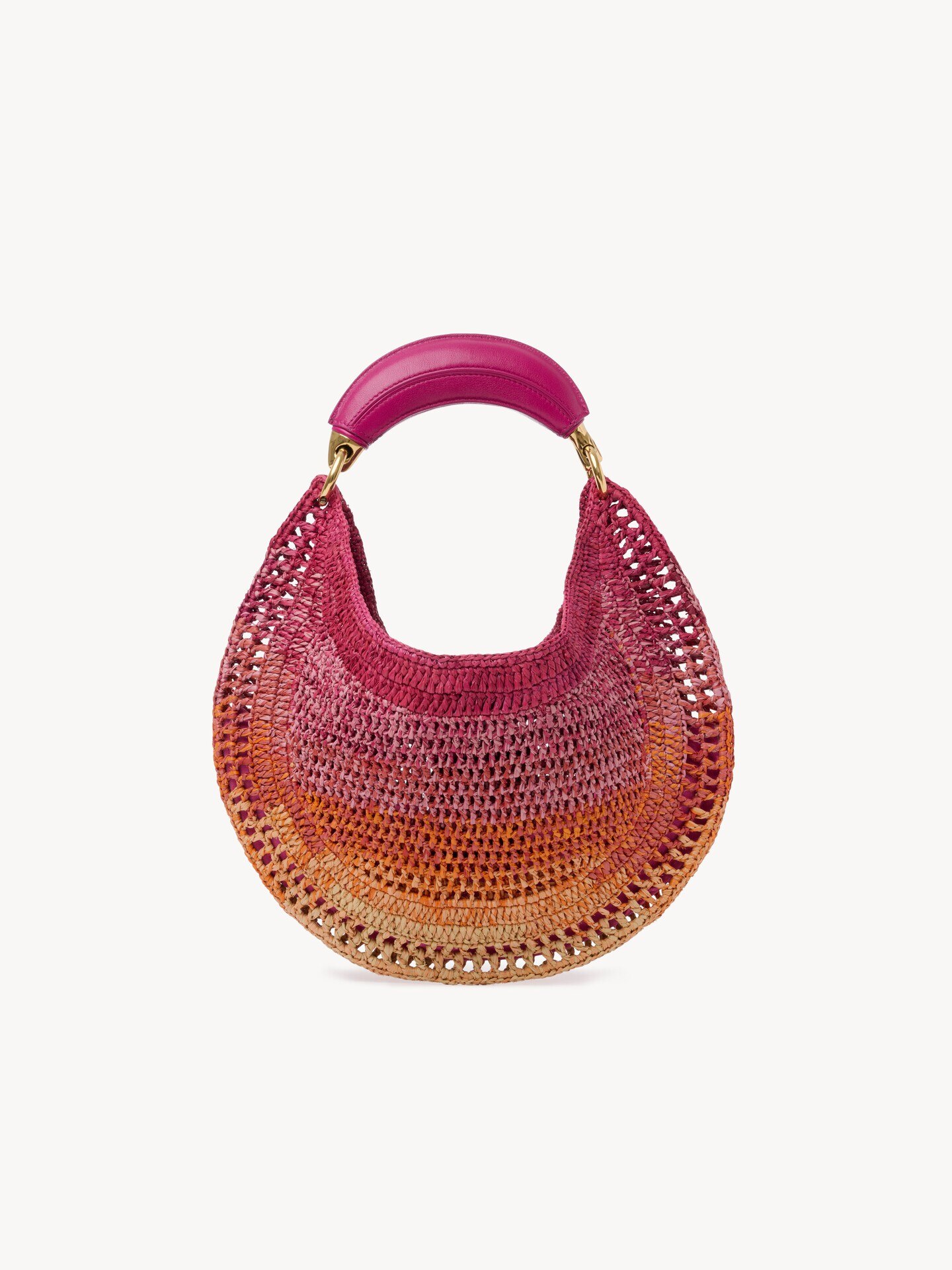 Bolso hobo Summer Banana de rafia - 5