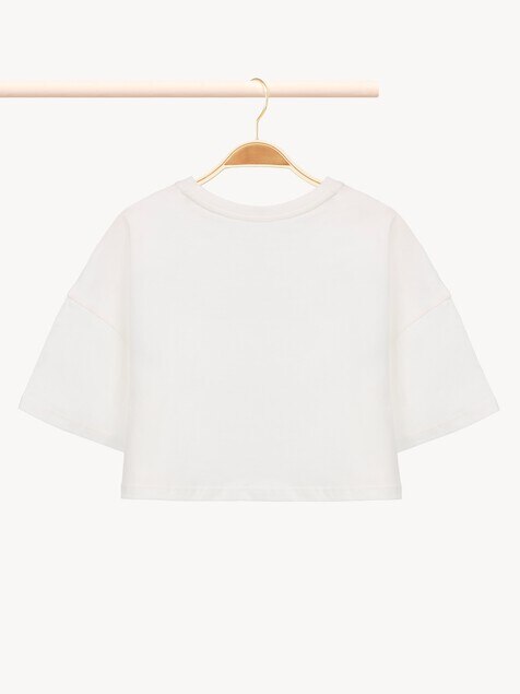 Kids' cropped logo T-shirt