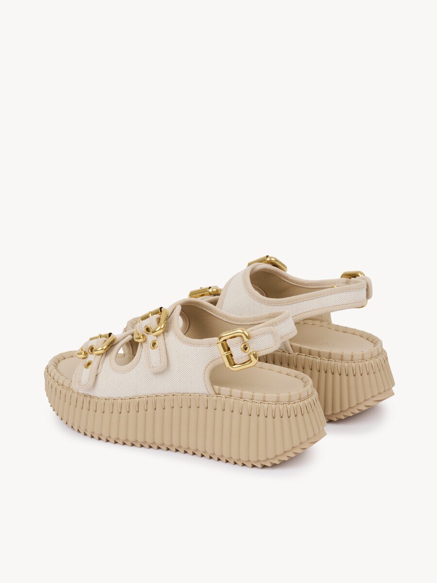Nama Sandalen mit Keilabsatz - 7
