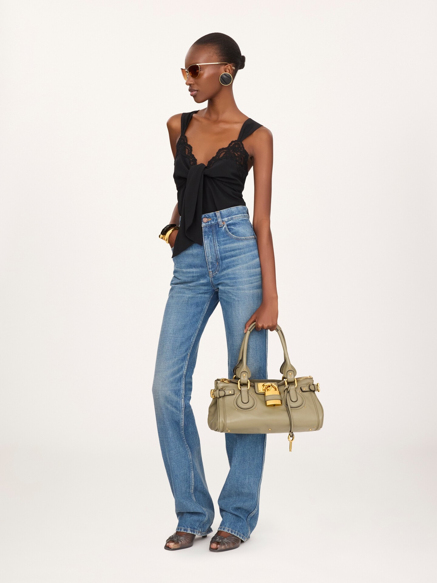 Paddington bag in grained leather - 7.0