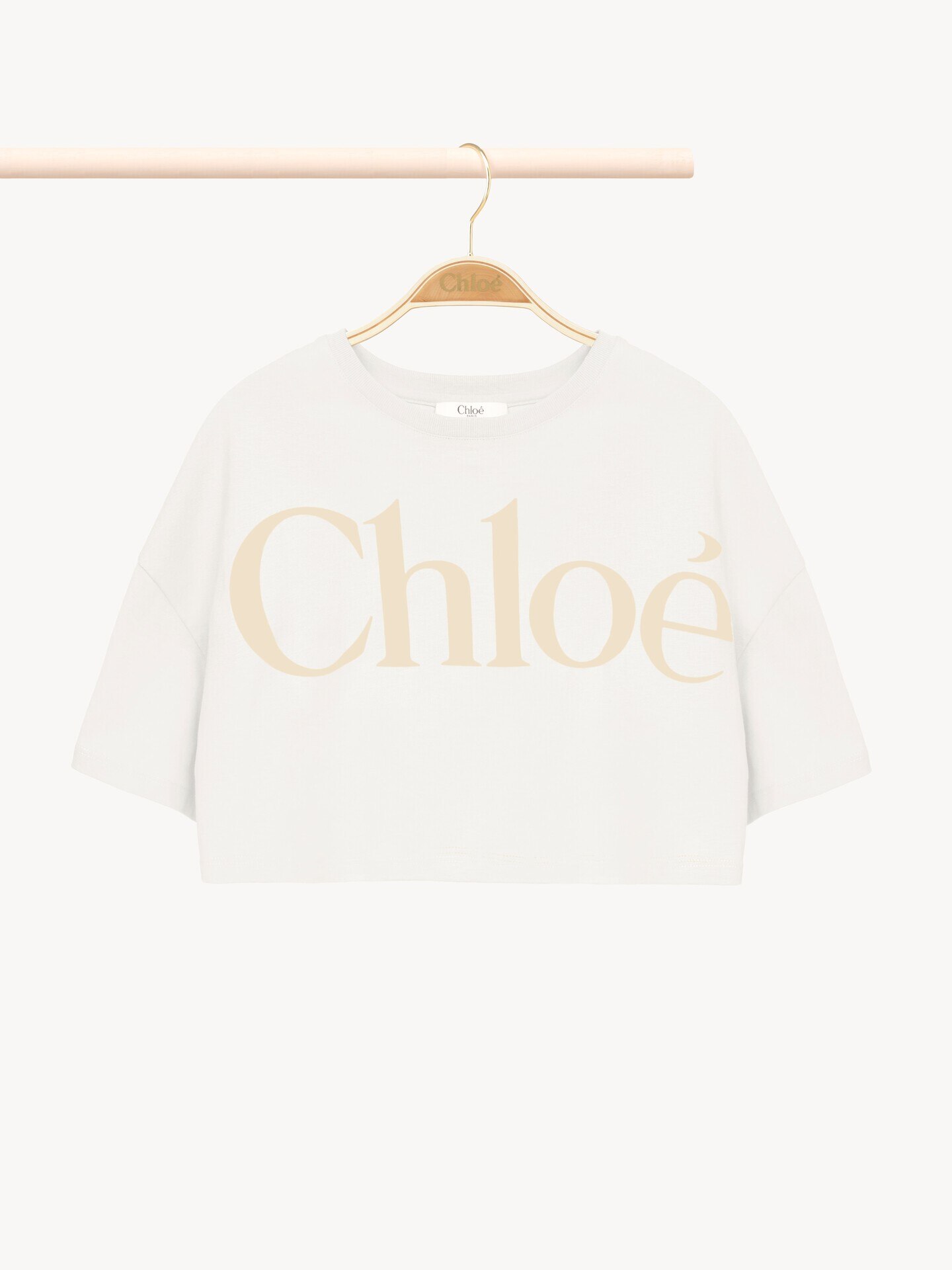 Camiseta cropped con logotipo infantil - 1.0