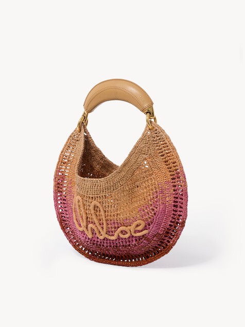 Sac hobo Summer Banana en raphia