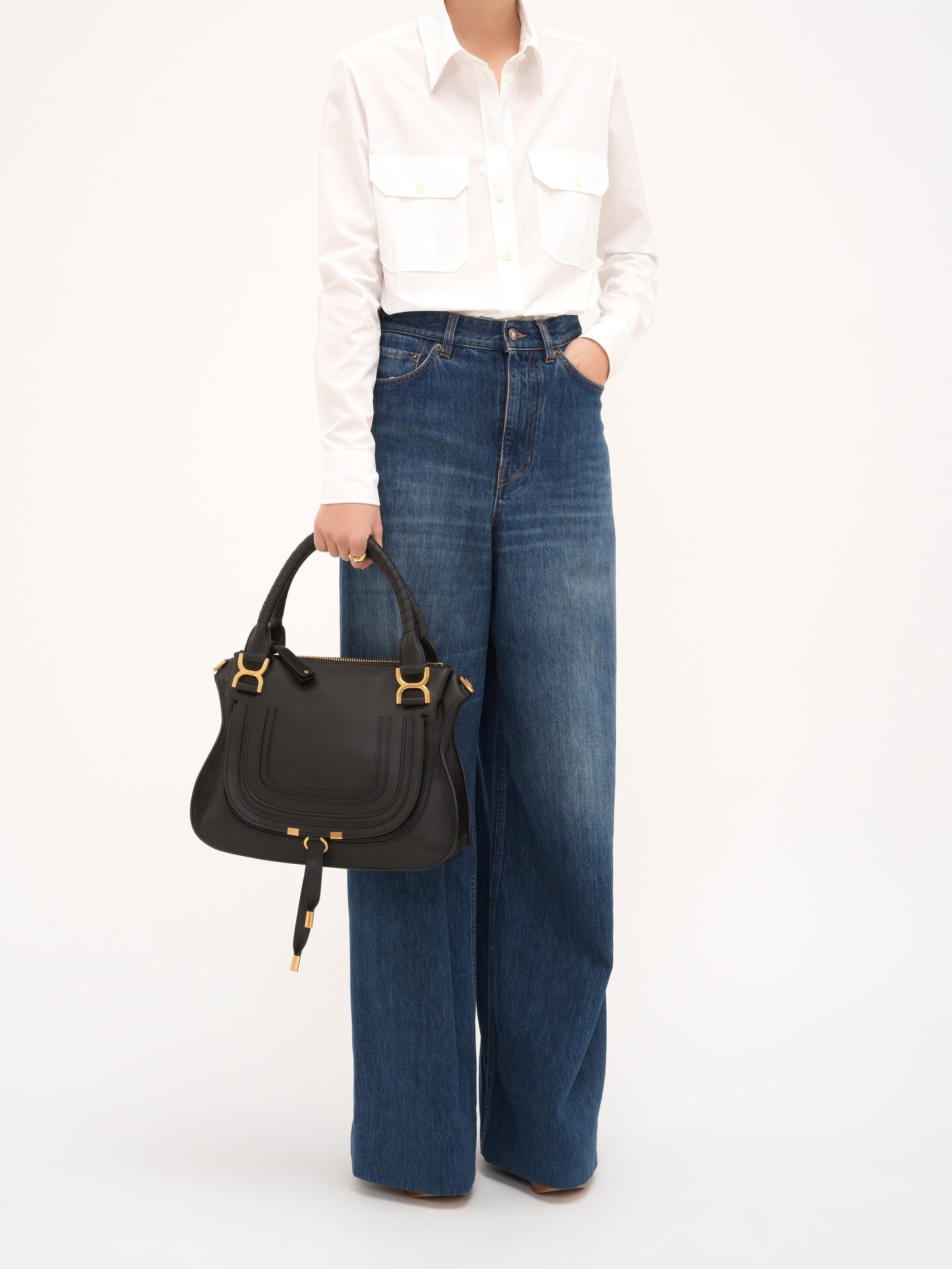 Marcie Tasche aus genarbtem Leder - 9