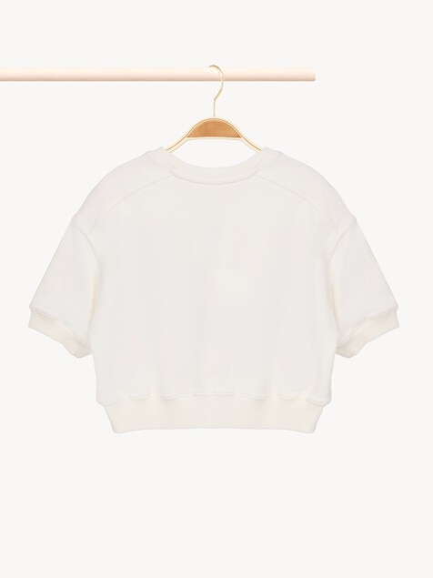 Sweat manches courtes &agrave; logo Enfant