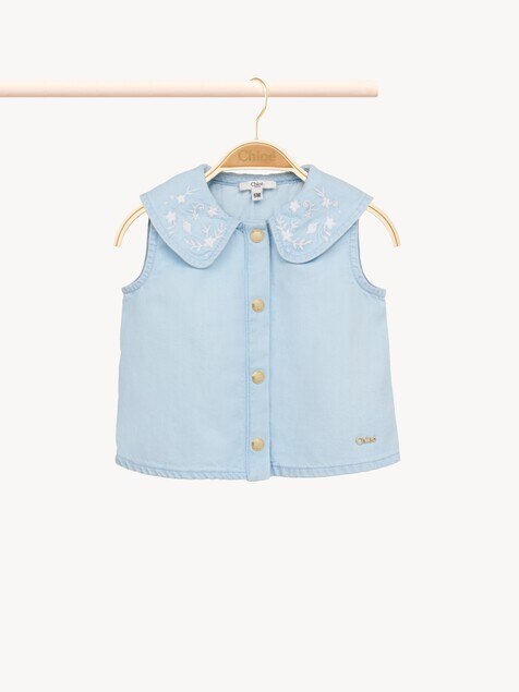 Baby sleeveless top