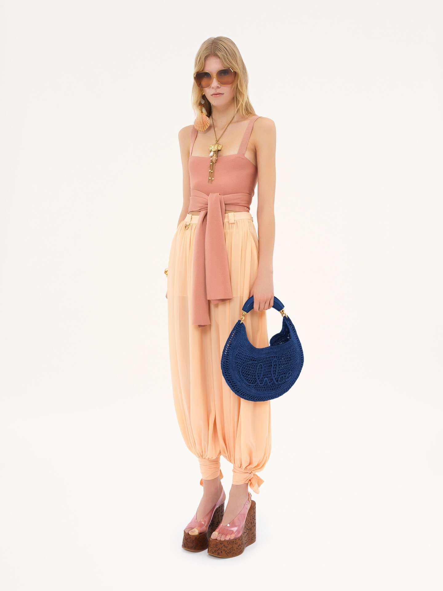 Summer Banana hobo bag in raffia - 8