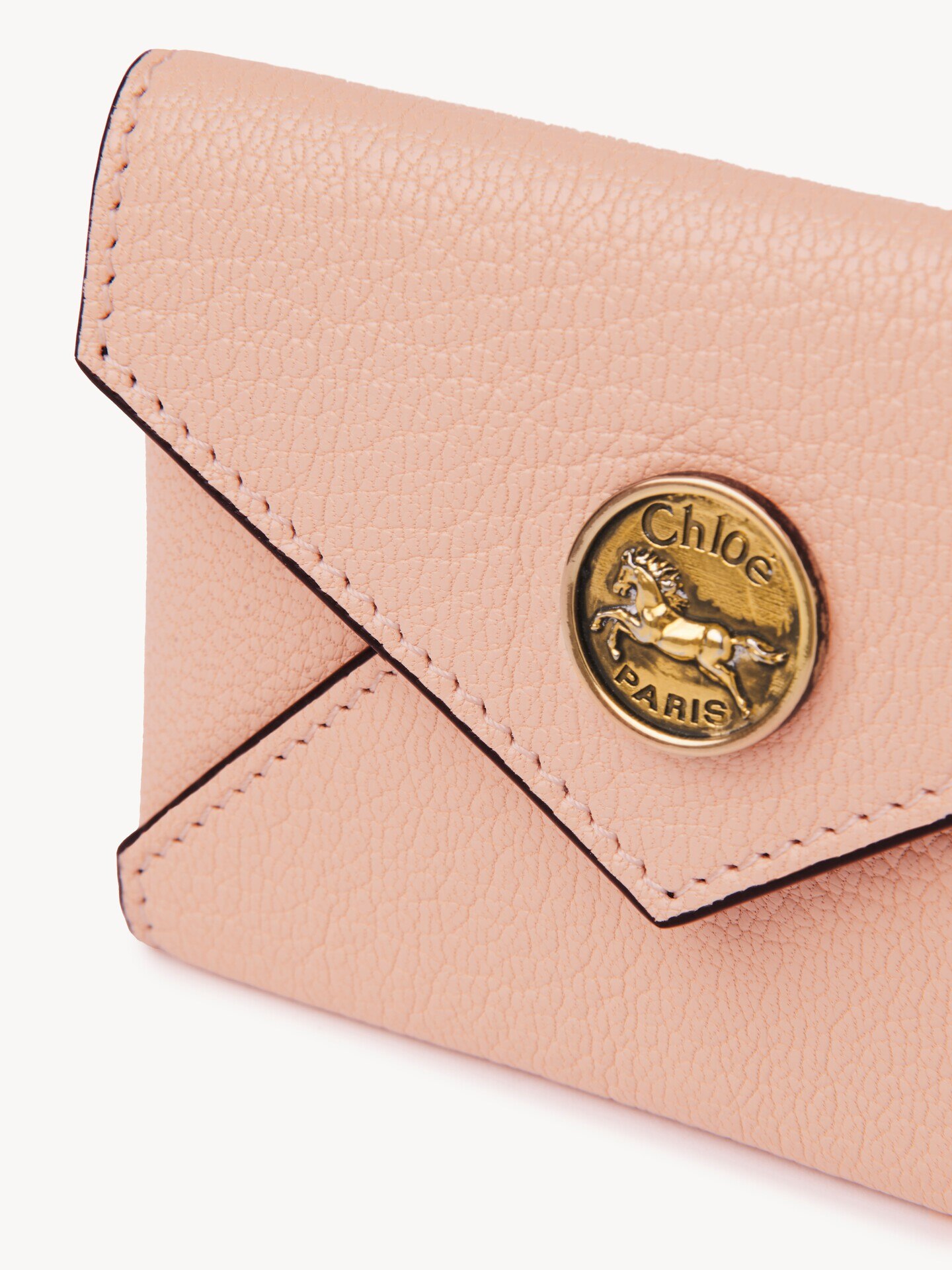 Portacarte Envelope in pelle granata - 6