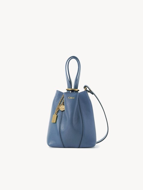 Small Chlo&eacute; Spin tote bag in grained leather