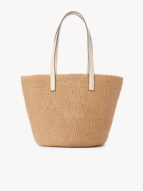 Large panier Horse Medal en fibres naturelles