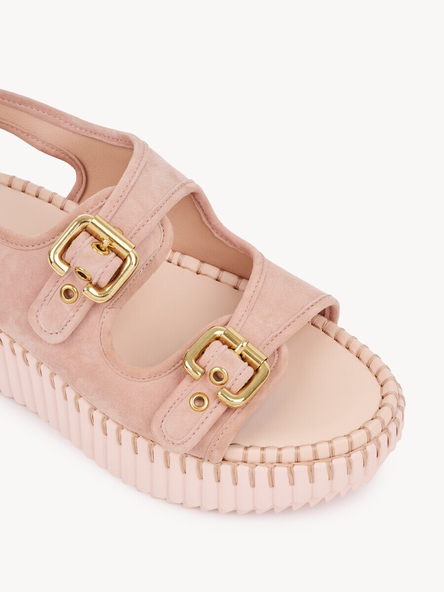 Nama Sandalen mit Keilabsatz - 4