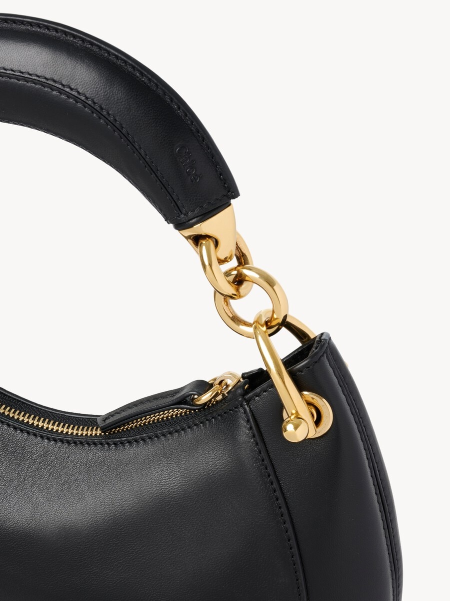 Bolso hobo Chlo&eacute; Banana peque&ntilde;o con cremallera de cuero suave - 6