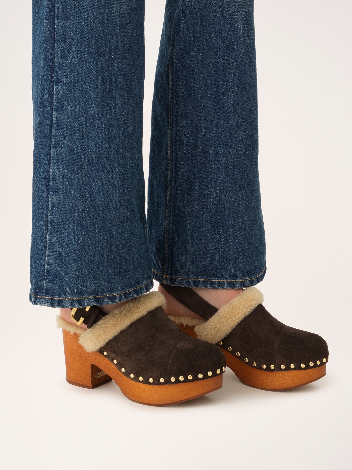 Jeannette Clog mit Keilabsatz - 3